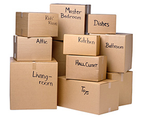 Moving boxes image