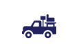 Truck and furniture icon
