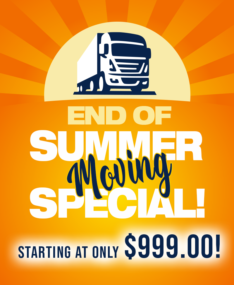 End of summer moving special