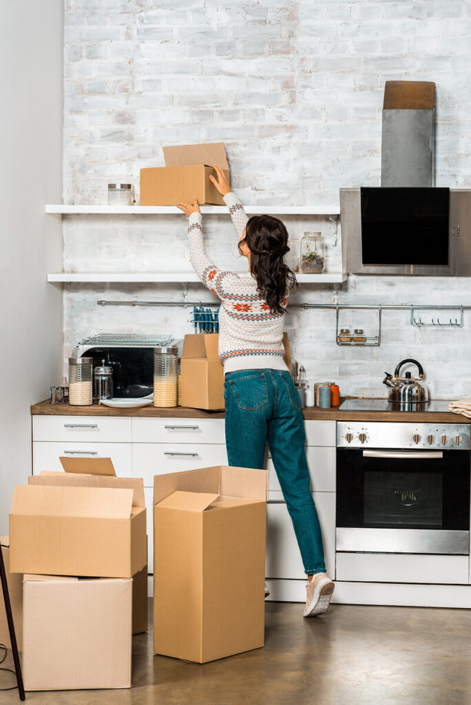 All State Movers INC. - blog photo. Hardest room to move is kitchen. packing