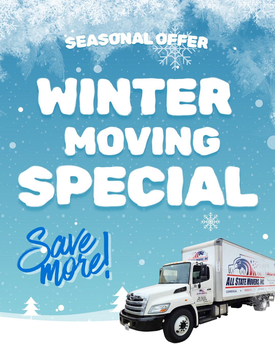 Winter Special 2026 - all State Movers Inc